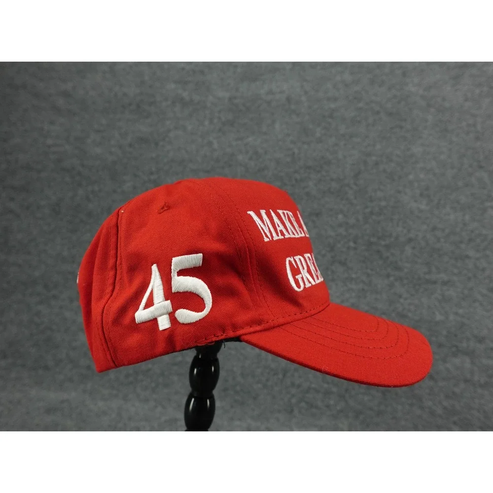 Cali-Fame MAGA Hat Mens OSFM Red Trump 2020 45 Snapback USA Made